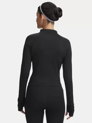 Ženska majica kratkih rukava UNDER ARMOUR UA VELOCITI PRO CW HALF ZIP 6004015-001 CRNA
