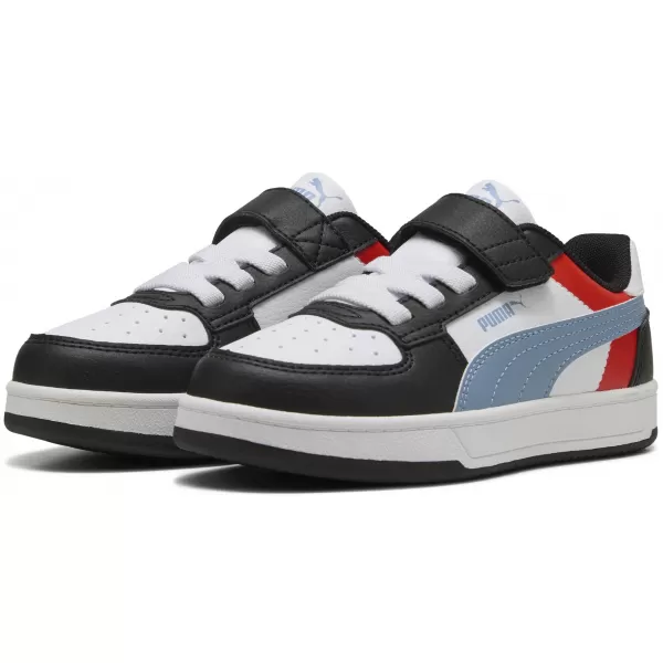  Dječje cipele PUMA CAVEN 2.0 BLOCK AC+ PS 394462-17 PUMA BIJELA/HLADNO PLAVA/CRNA 