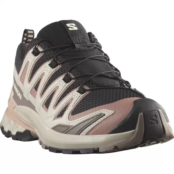  Ženske cipele SALOMON XA PRO 3D V9 W L47882800 CRNA/BURLWOOD/MAHAGONI RUŽA 