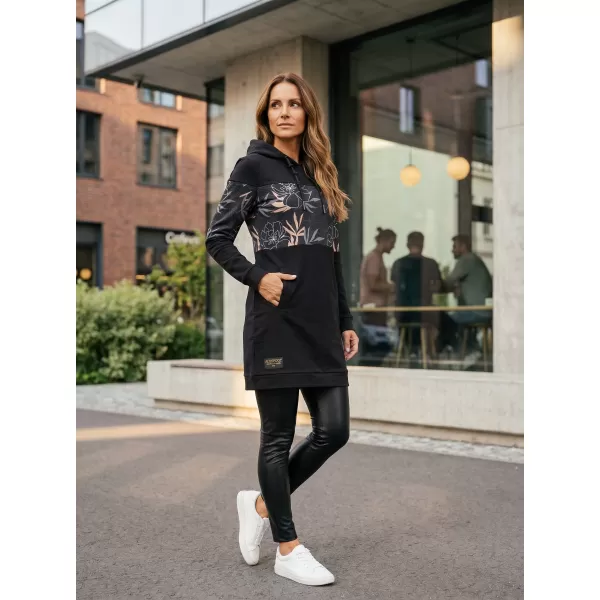  Ženski sweatshirt ALTISPORT HETHER CRNA 