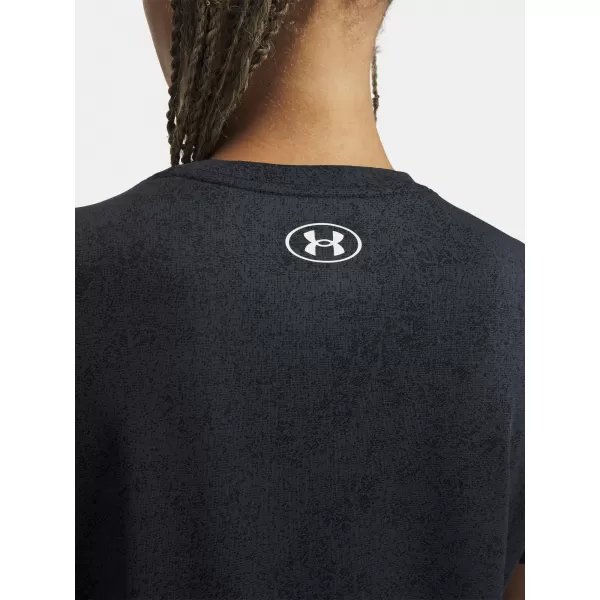  Ženska majica kratkih rukava UNDER ARMOUR TECH PIXELATE SSC 6012302-001 CRNA 
