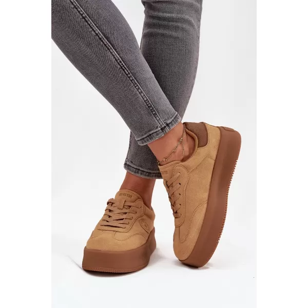  Ženske tenisice BIG STAR SS274762 BROWN/BEIGE Big Star Shoes 