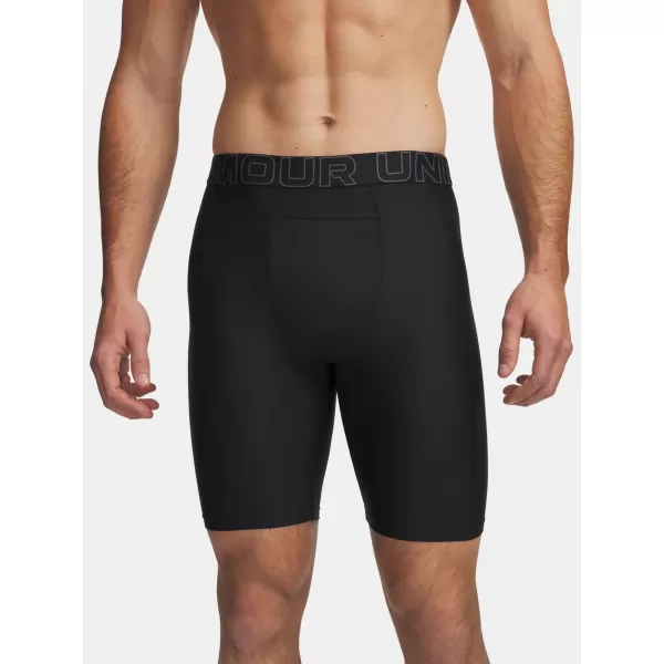  Muške bokserice UNDER ARMOUR PERFORMANCE POUCH - SOLID 9IN - 2 6012561-001 CRNA 