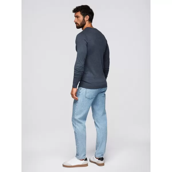  Muški pulover OMBRE OM-SWBS-0106 TAMNOPLAVI MELANGE 