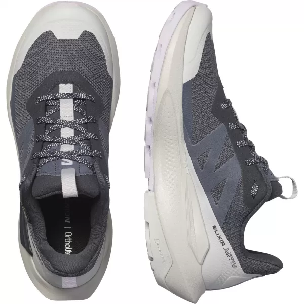  Ženske cipele SALOMON ELIXIR ACTIV GTX W L47526500 INDIJSKA TINTA/GLEČER SIVA/LATICA ORHIDEJE 