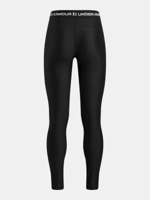 Tajice za djevojčice UNDER ARMOUR HEATGEAR GRAPHIC LEGGING 6012636-001 CRNA