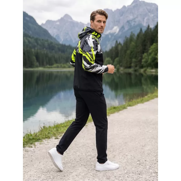  Muška vrhunska softshell jakna ALTISPORT VOJ/ALM039JACK01 CRNA I ŽUTA 