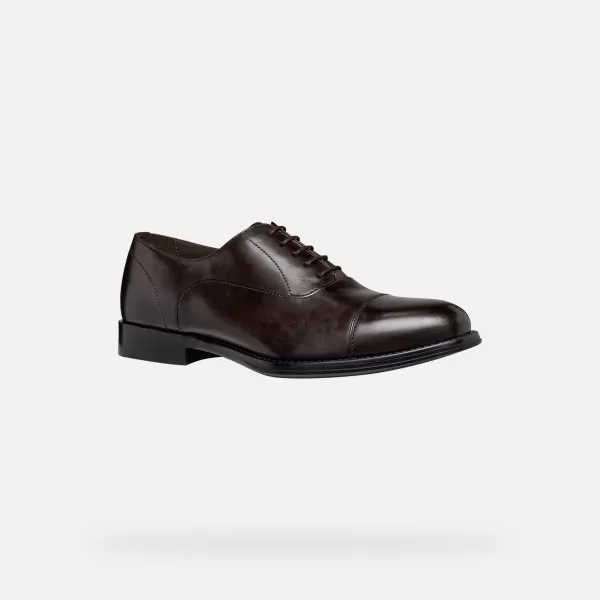  Muške svečane cipele GEOX BARBERIGO G014409 TAMNO SMEĐA 