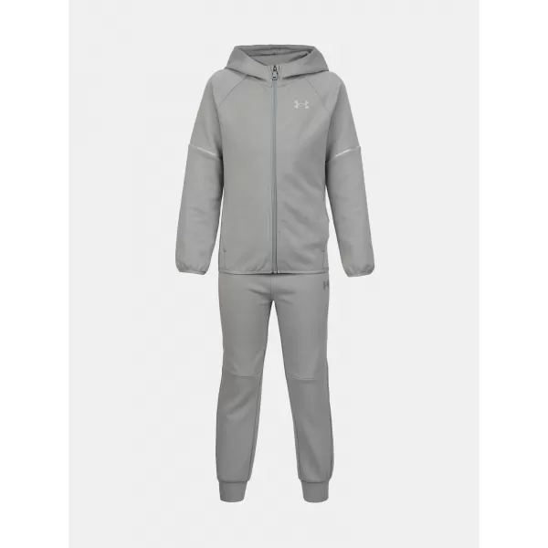  Dječački komplet UNDER ARMOUR UA DOUBLE KNIT FZ SET UAFII1NE-053 SIVA 