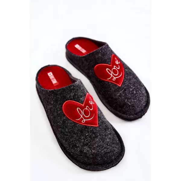  Ženske papuče BIG STAR KK276019 BLACK/RED Big Star Shoes 