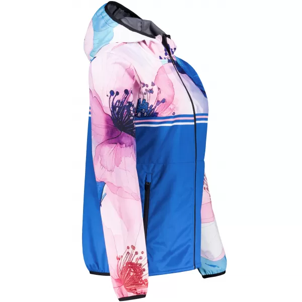  Ženska vrhunska softshell jakna ALTISPORT VOJ/ALW117JACK01 PLAVA/RUŽIČASTA 
