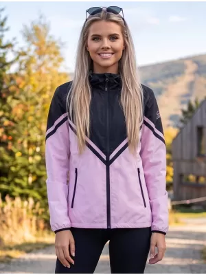 Ženska vrhunska softshell jakna ALTISPORT VOJ/ALW101JACK01 RUŽIČASTO CRNA