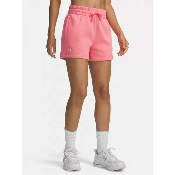  Ženske kratke hlače UNDER ARMOUR RIVAL FLEECE SHORT 1382723-600 RUŽIČASTA 