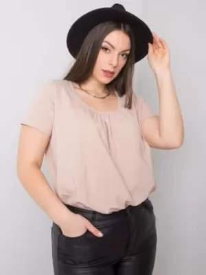 Ženska majica kratkih rukava BASIC FEEL GOOD RV-TS-6320.85P BEŽ