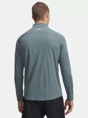 Muška majica kratkih rukava UNDER ARMOUR UA TECH TEXTURED 1/2 ZIP 1382797-587 PLAVA