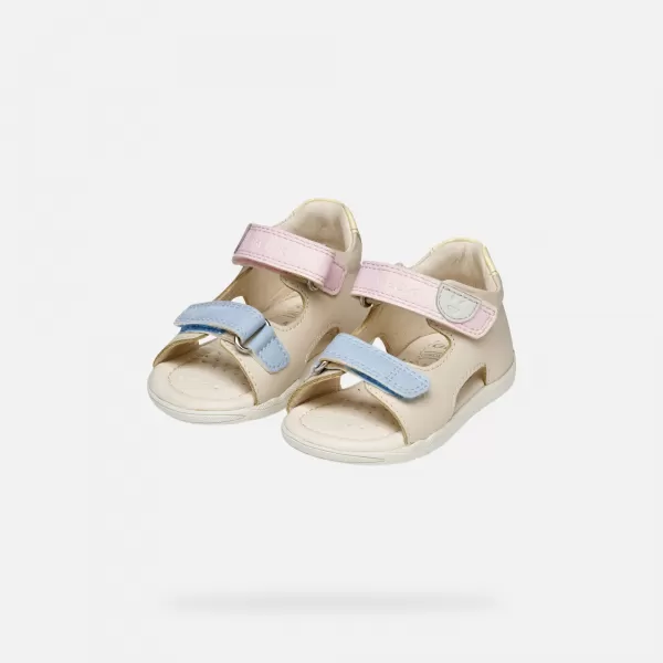  Sandale za djevojčice GEOX SANDAL MACCHIA B254WA08502C1M2M BEŽ 