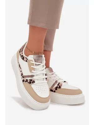 Ženske tenisice BIG STAR SS274357 WHITE/BEIGE Big Star Shoes