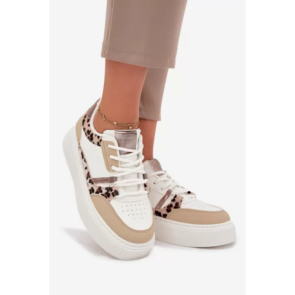  Ženske tenisice BIG STAR SS274357 WHITE/BEIGE Big Star Shoes 
