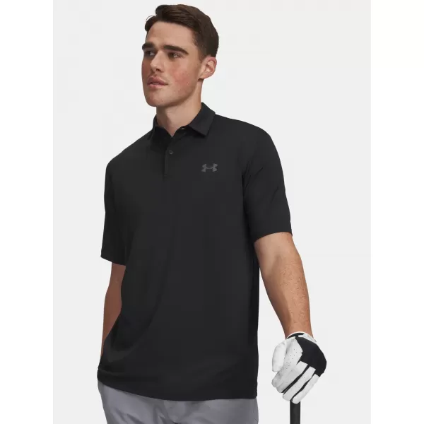  Muška majica kratkih rukava UNDER ARMOUR MATCHPLAY POLO 6009799-001 CRNA 