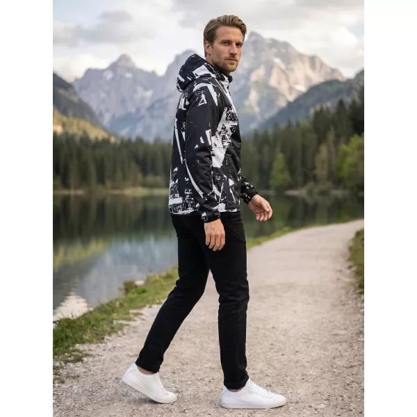  Muška vrhunska softshell jakna ALTISPORT VOJ/ALM079JACK01 CRNO-BIJELO 