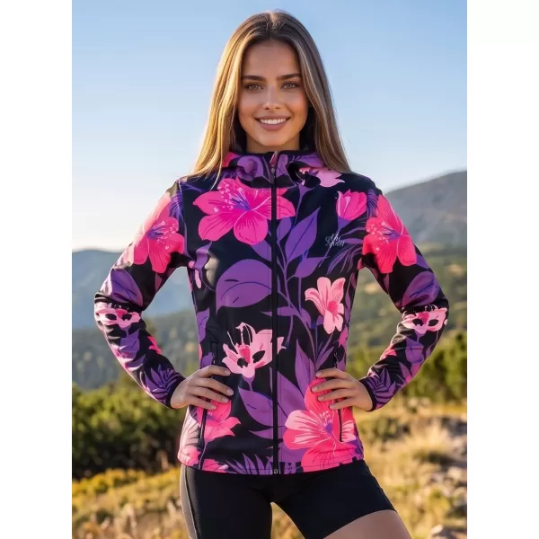  Ženska vrhunska softshell jakna ALTISPORT VOJ/ALW115JACK01 LJUBIČASTA/CRNA 