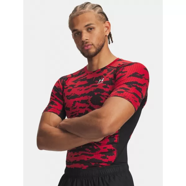  Muška majica kratkih rukava UNDER ARMOUR HG PRINTED SS 6009657-002 CRNA 