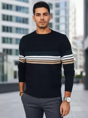 Muški pulover DSTREET WX2323 TAMNOPLAVA