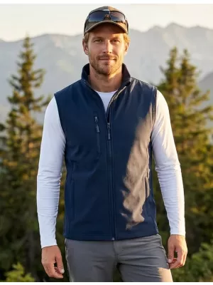 Muški softshell prsluk ALTISPORT NoPrint NP/ALM865 TAMNOPLAVA