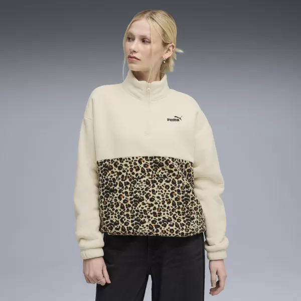  Ženski sweatshirt PUMA ESS GRAPHIC ANIMAL CREW 688083-87 ALPSKI SNIJEG 