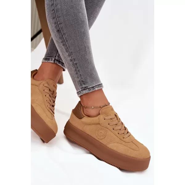  Ženske tenisice BIG STAR SS274762 BROWN/BEIGE Big Star Shoes 
