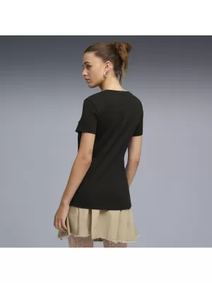 Ženska majica kratkih rukava PUMA ESS LOGO LAB TEE 691824_01 PUMA CRNA
