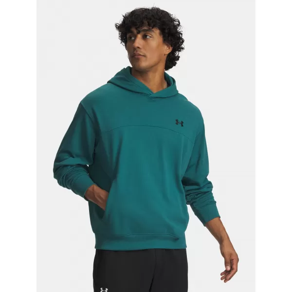  Muški sweatshirt UNDER ARMOUR UA RIVAL LW HOODIE 6012335-338 CRNA 