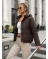 Ženska jakna DSTREET TY5670 SMEĐA