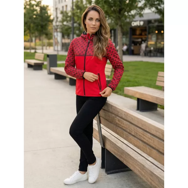  Ženska vrhunska softshell jakna ALTISPORT VOJ/ALW048JACK01 CRVENA 
