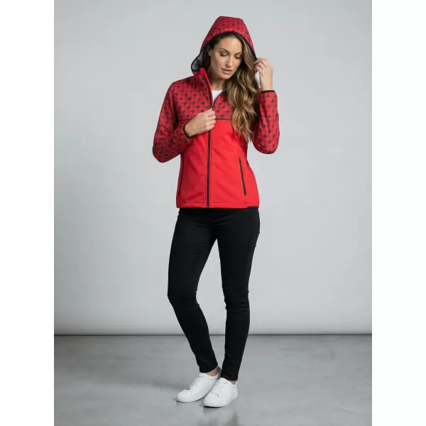  Ženska vrhunska softshell jakna ALTISPORT VOJ/ALW048JACK01 CRVENA 