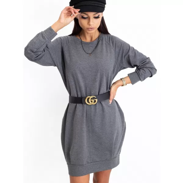  Haljina BASIC FEEL GOOD RV-TU-5184.93P TAMNOSIVA 