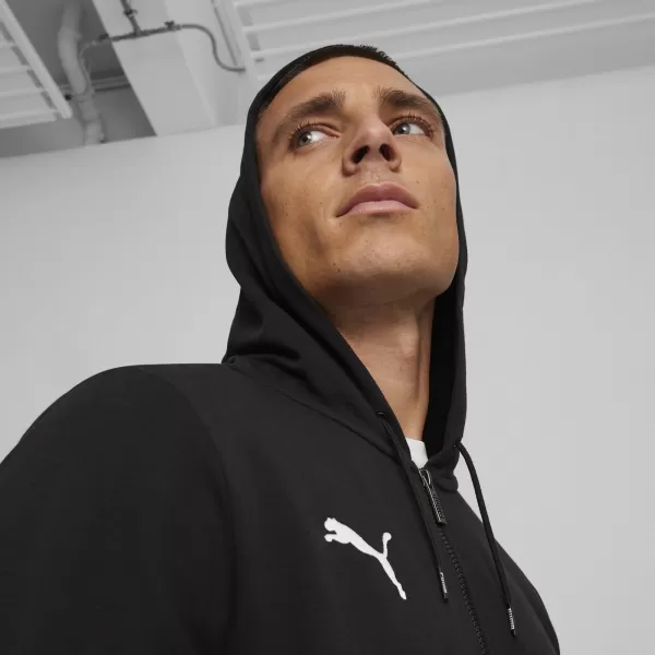  Muški sweatshirt PUMA TEAMGOAL CASUALS HOODED JACK 658595_03 PUMA CRNA/PUMA BIJELA 