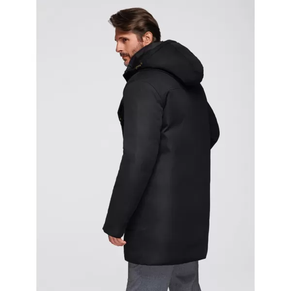  Muška parka OMBRE OM-JAPJ-0287 CRNA 