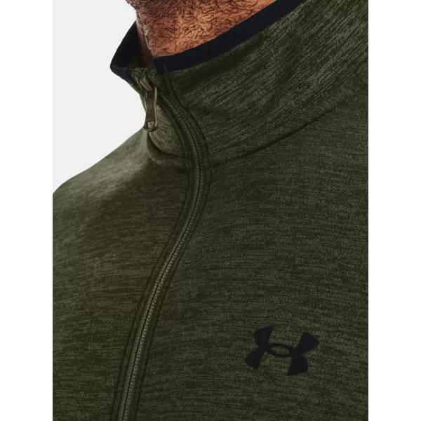  Muški sweatshirt UNDER ARMOUR UA ARMOUR FLEECE 1/2 ZIP ZELENA 