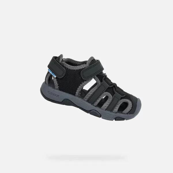  Sandale za dječake GEOX MULTY B650FA05014C9999 CRNA 