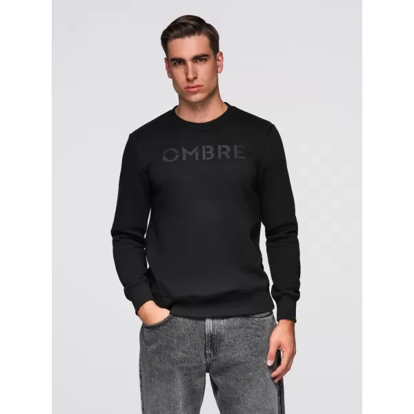  Muški sweatshirt OMBRE B1711 CRNA 