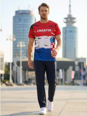 Muška premium majica ALTISPORT VOJ/ALM036HR/TR01 HRVATSKA