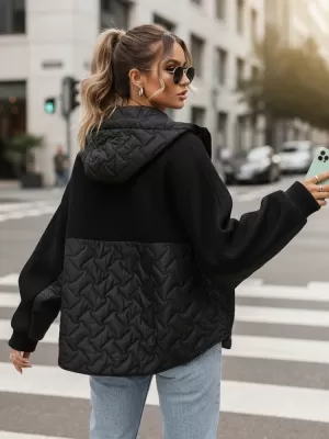 Ženska jakna DSTREET TY5594 CRNA