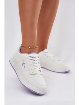 Ženske tenisice BIG STAR RR274A245 BIJELE/LJUBIČASTE Big Star Shoes