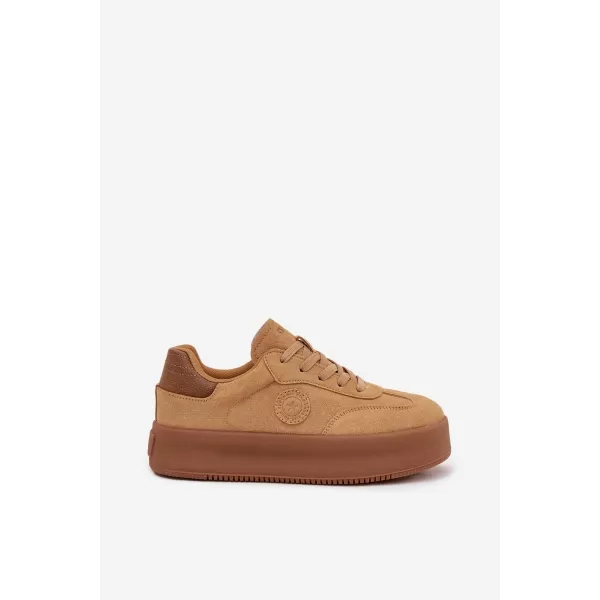 Ženske tenisice BIG STAR SS274762 BROWN/BEIGE Big Star Shoes 