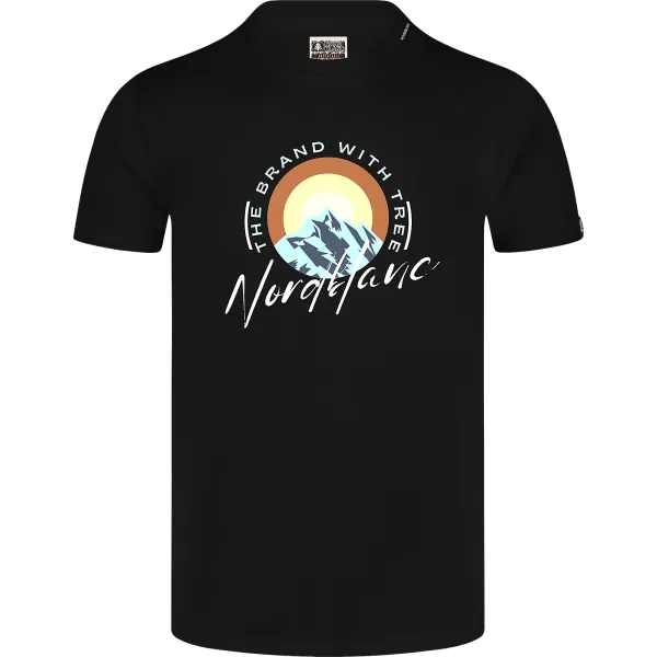  Muška majica kratkih rukava NORDBLANC SUNRISE NBSMT8152 CRNA 