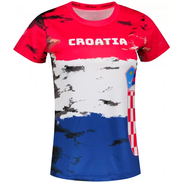  Ženska premium majica ALTISPORT VOJ/ALW036HR/TR01 HRVATSKA 