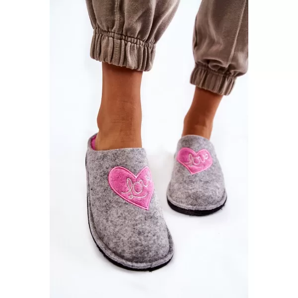  Ženske papuče BIG STAR KK276020 SIVA/ROZA Big Star Shoes 