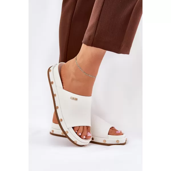  Ženske papuče BIG STAR RR274216 WHITE Big Star Shoes 