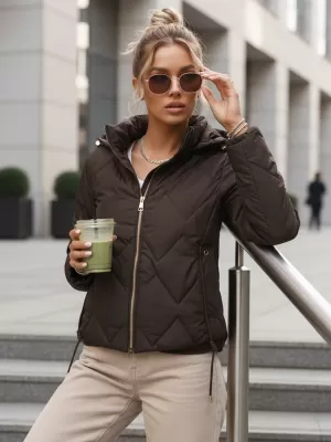 Ženska jakna DSTREET TY5670 SMEĐA